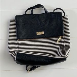 Striped Kate Spade backpack